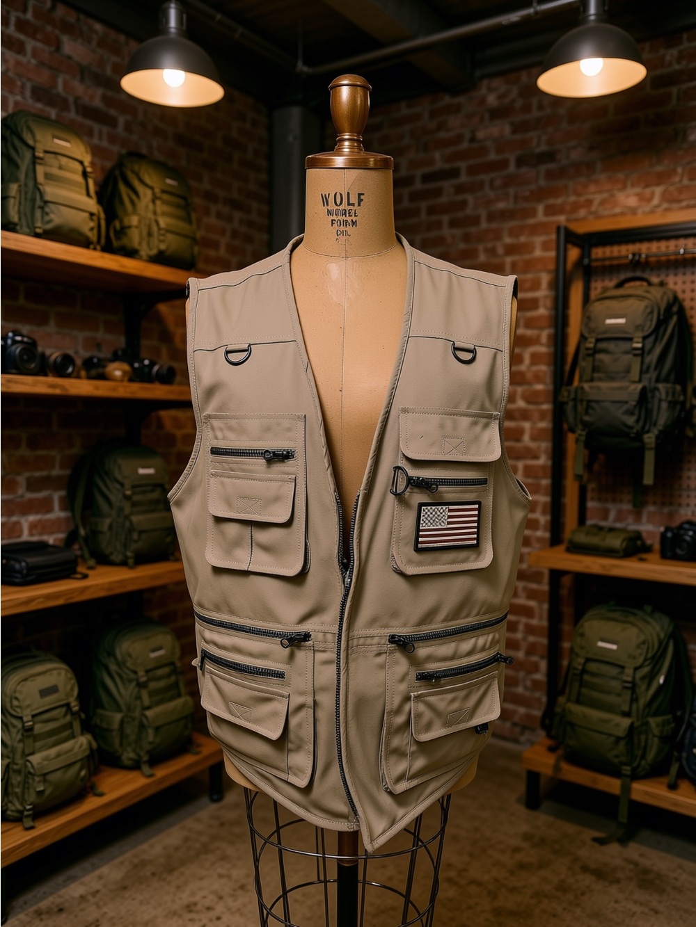 Blue Stone Safety Reactor Concealment Vest for civilian tactical instructor use